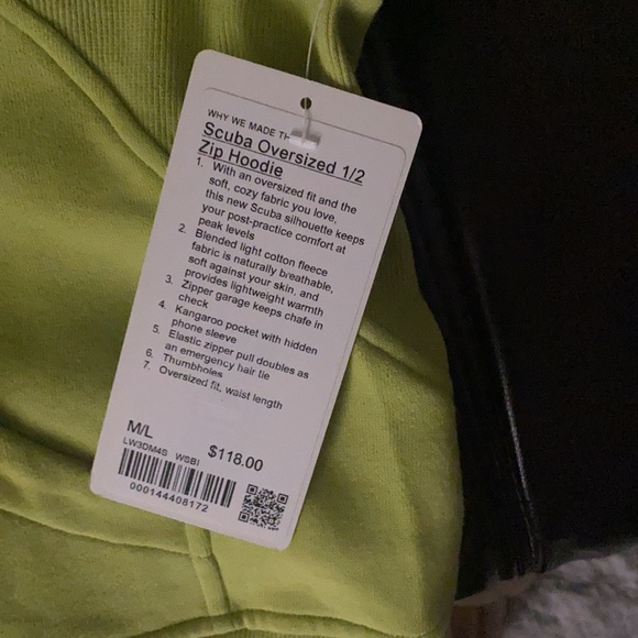 Brand new scuba lululemon wasabi. - Picture 3 of 5